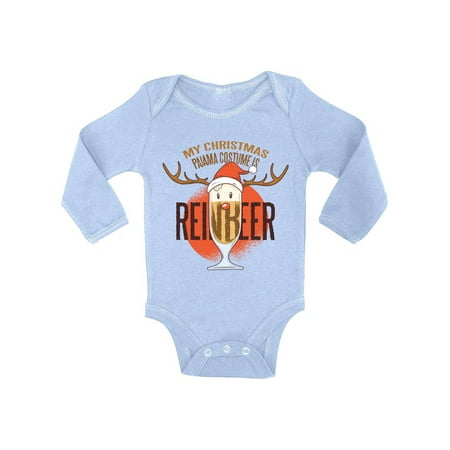 

Awkward Styles Ugly Christmas Baby Outfit Bodysuit Cute Xmas Reindeer Baby Romper