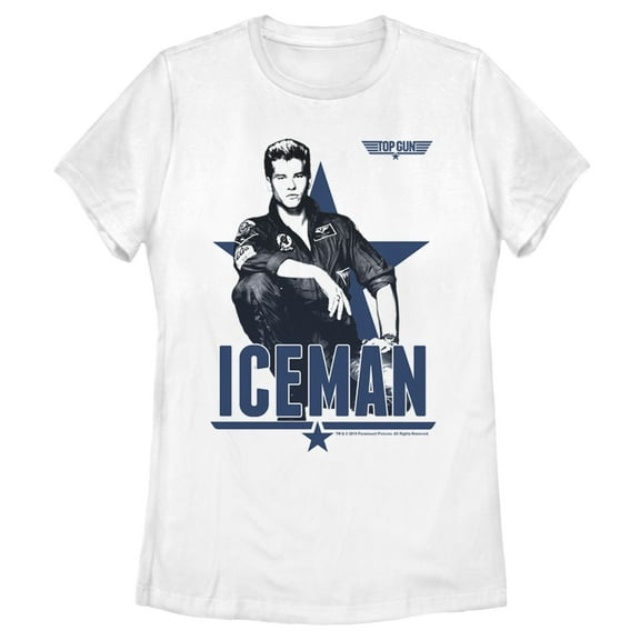 Women's Top Gun Iceman Sketch Graphic T-Shirt