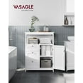 thumbnail image 2 of VASAGLE clóset de Almacenamiento de baño no Empotrado con 3 cajones, Estante Ajustable, 11.8 x 23.6 x 31.5 Pulgadas, Color Blanco, 2 of 6