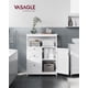 thumbnail image 2 of VASAGLE clóset de Almacenamiento de baño no Empotrado con 3 cajones, Estante Ajustable, 11.8 x 23.6 x 31.5 Pulgadas, Color Blanco, 2 of 6