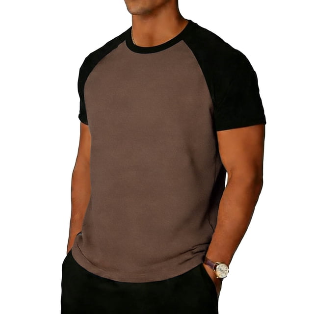Casual Short Sleeve Button Down Shirts for Men, Flannel Collar Open Front, Solid Color, Polyester Shirt,1Pc