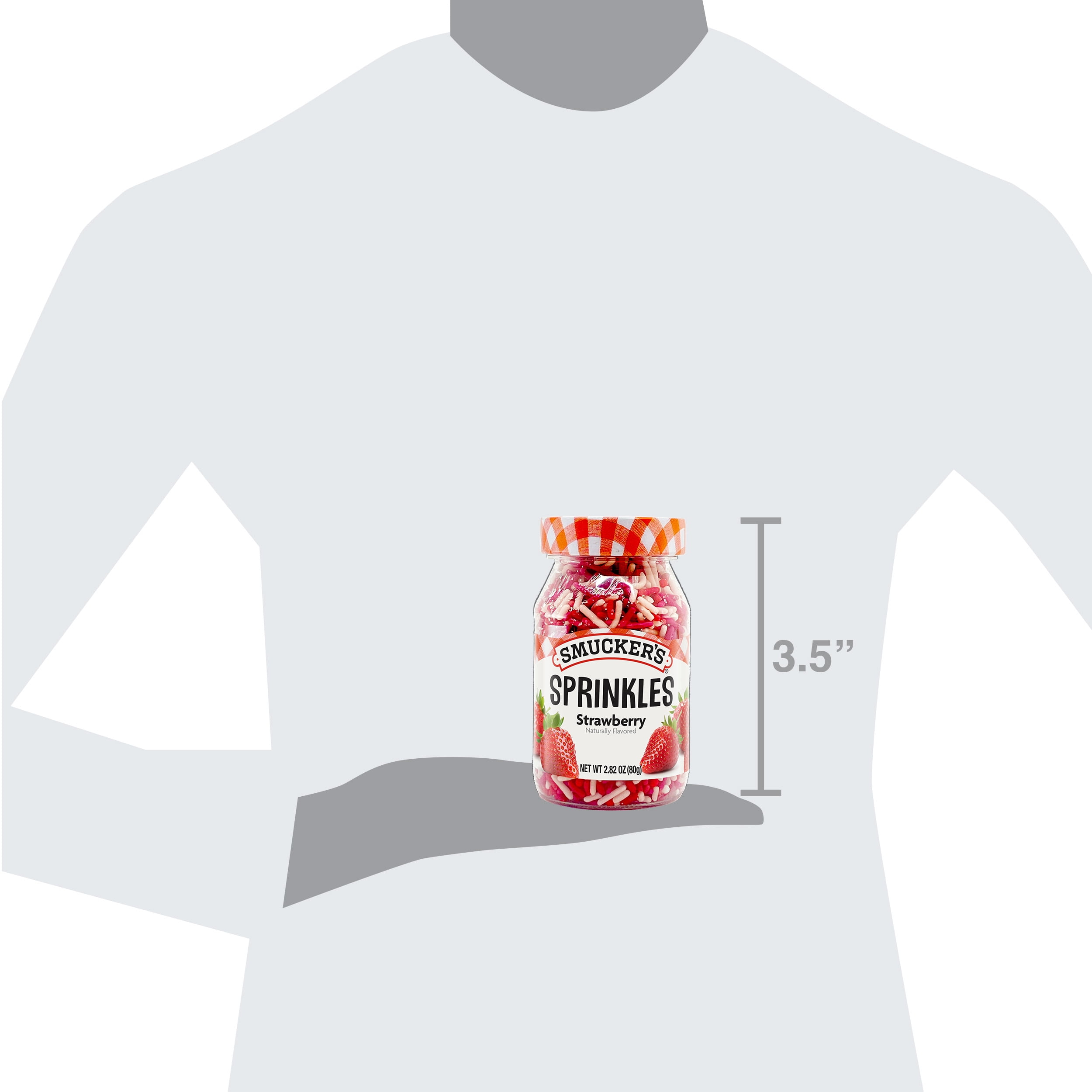 My Favorite Co Smucker’s Strawberry Sprinkles Pink Red and White 2.82 oz