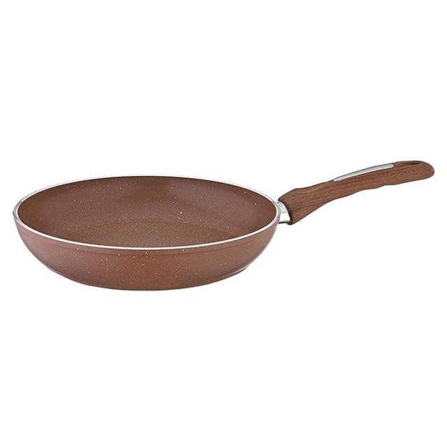 Discount World HD-D4436-22-FP-B Poêle à Friture de 9 Po - Marron