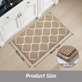 thumbnail image 3 of JAATOP 20"x 32" Kitchen Rugs, Machine Washable Kitchen Mat, Non-Slip Floor Mat for Kitchen, PP, Beige, 3 of 8