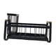 thumbnail image 2 of Soporte para esponja para fregadero de cocina, escurridor de platos, autodrenante, resistente al óxido Negro, 2 of 9