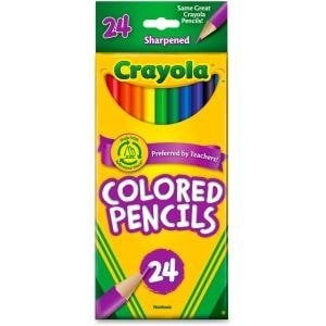 Crayola 24 Ct Colored Pencils, Assorted Colors
