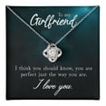 thumbnail image 4 of To My Girlfriend, You're Perfect Love Knot Necklace | To Girlfriend, 4 of 6