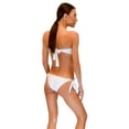 thumbnail image 6 of VF-Sport - Bikini, Bandeau Top and Tie Bottom, Two Piece Set (White, Large), 6 of 7
