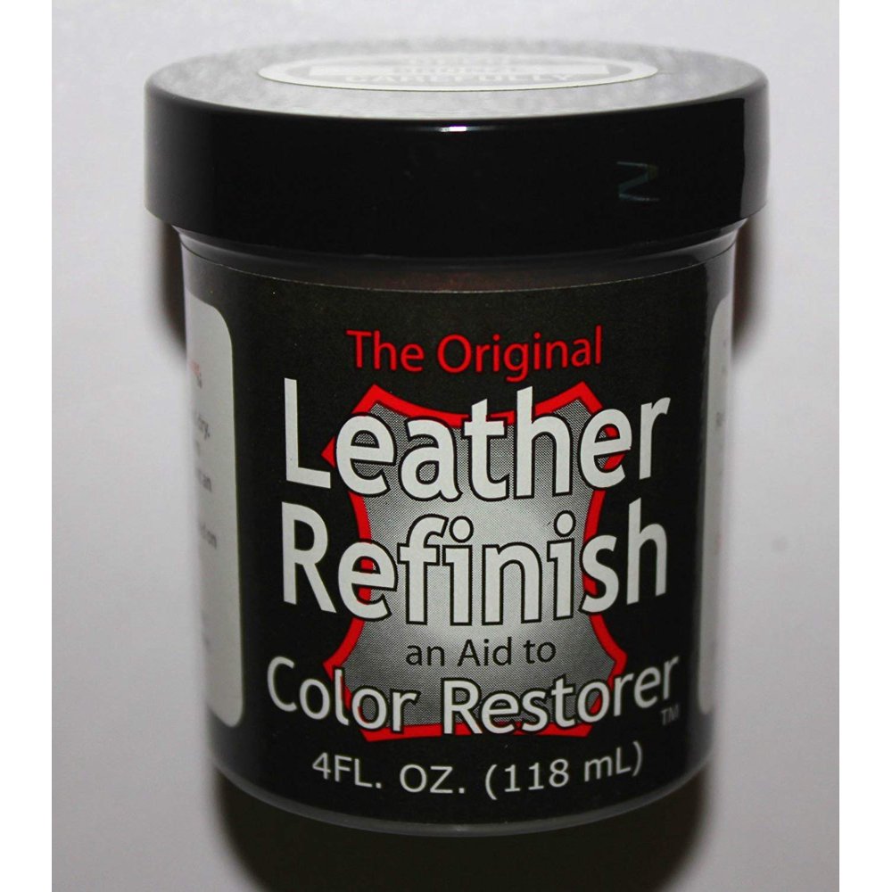 Medium Brown Leather Refinish an Aid to Color Restorer, 1. Very easy