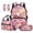 Candy Axolotl Rainbow, variant on Jeiento Galaxy Wolves 17 Inch Backpack and Lunch Box Set for Kids Boys Girls 4 Piece Set Backpack Set with Pencil Case & Bookmarks, Large Capacity Bookbag for Elementary School