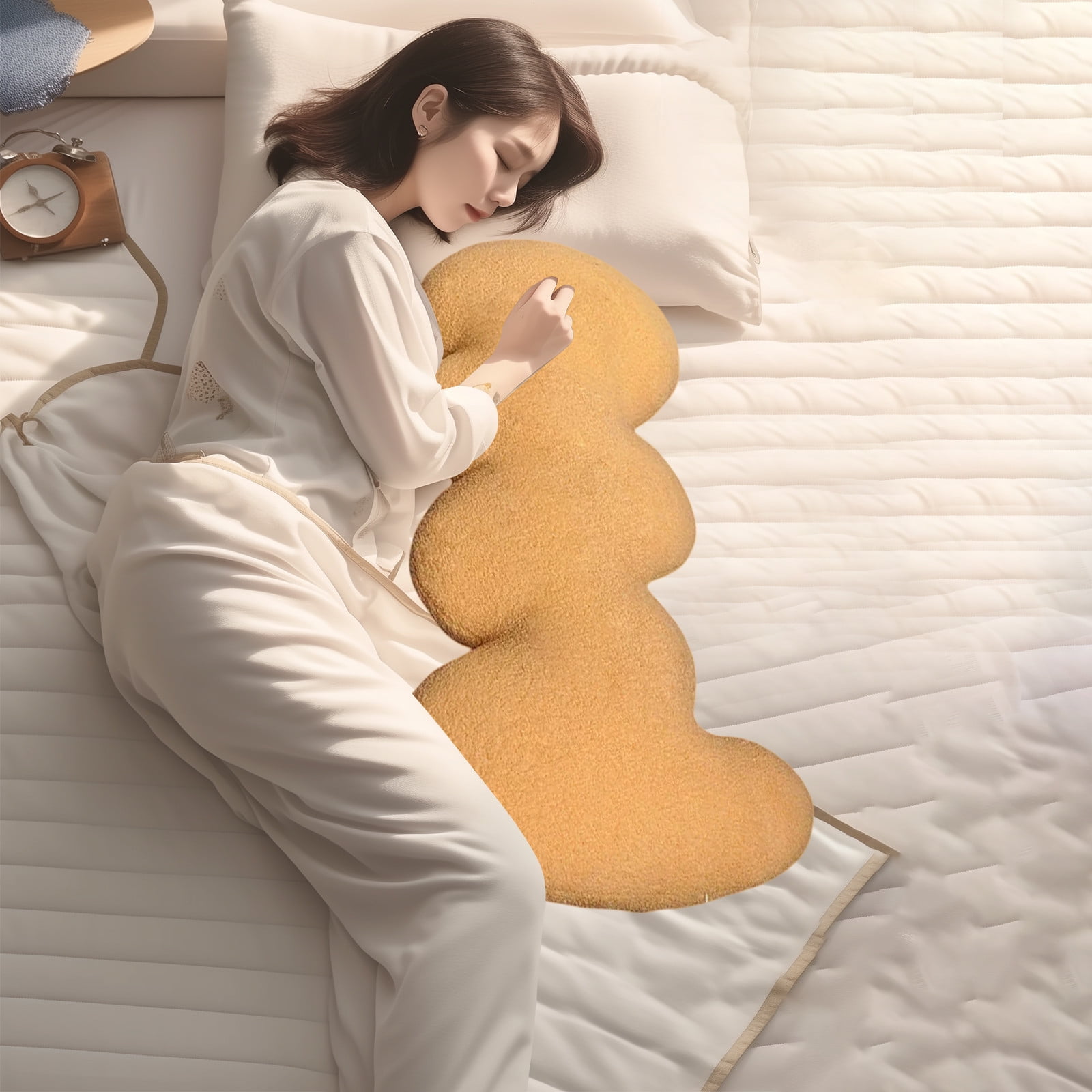 HWRETIE Pregnancy Body Pillow Maternity Support Pillow for Sleeping Back Legs Abdomen Hips Comfortable 39-Inch Full Body Pillow for Women