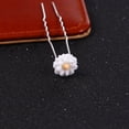 thumbnail image 3 of FOMIYES 16Ud Horquillas Para El En Resina Con De Margaritas Amarillas Distintivas, 3 of 7