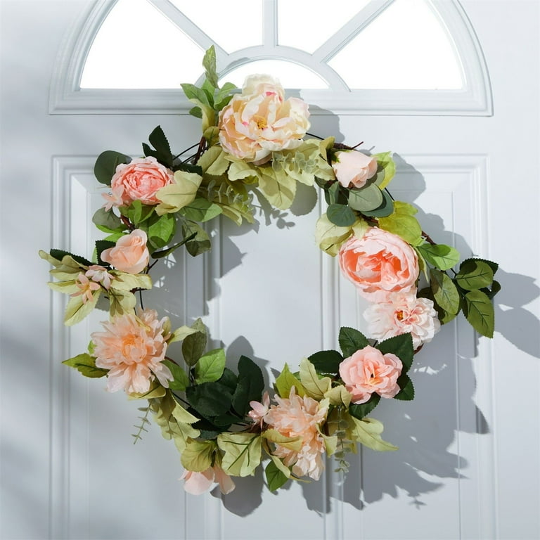 Wire Floral Wreath Spring Decoration Wire Wreath Frames 16 Inch