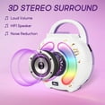 thumbnail image 4 of Bluetooth Karaoke Speaker With Microphone Color A For Singing Entertainment Party Portable Wireless Sound System A, 4 of 8