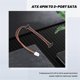 thumbnail image 3 of ATX Motherboard 4Pin to 2-Port Serial ATA SATA Hard Drive Adapter Power Cable for Lenovo IPC & Tax C, 3 of 5