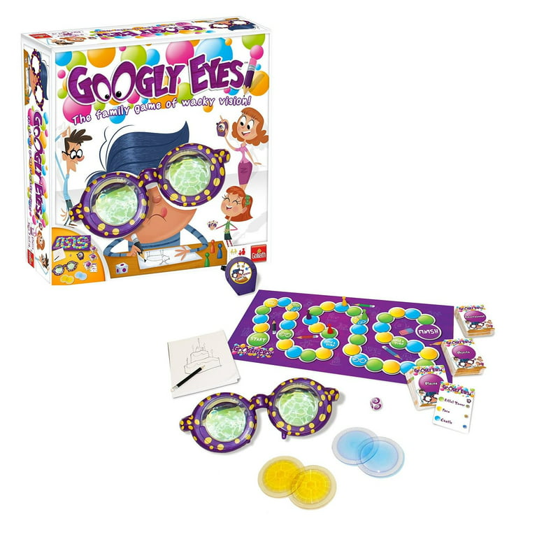 Googly Eyes Game - Family Drawing Game with Crazy, Vision-Altering Glasses  - Goliath Games