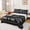 Black 03, variant on Feelyou Sketch Ice Hockey Twin Sheets for Boys, Rink Skate Helmet Bedding, Black White, 3pcs, 1 Flat Sheet, 1 Fitted Sheet and 1 Pillowcase
