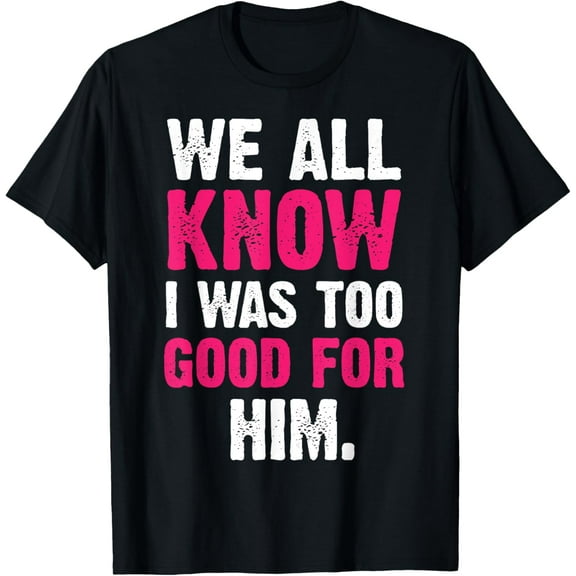 Just Divorced Funny Divorce Party Celebration Women Divorcee T-ShirtMen and women, Black T-shirt, size: Extra large