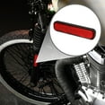 thumbnail image 3 of Unique Bargains 5pcs 3.66'x0.83' Universal Reflector Oval Motorcycle Bike Safety Increase Visibility and Safety Red, 3 of 8