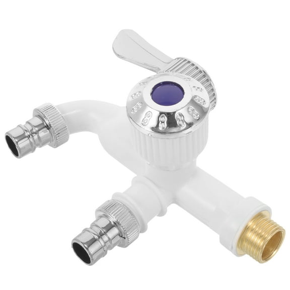 WORGEOUS Double Outlet Faucet Garden Hose Faucet Water Hose Faucet Outdoor Garden Faucet