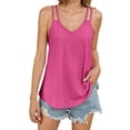 thumbnail image 1 of Hauts Courts Élégants Sans Manches pour Femmes - Camisole Imprimée Col Rond pour Printemps Automne Hiver, 1 of 6