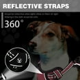 thumbnail image 4 of Howarmer Dog Harness, No-Pull Pet Harness with 2 Leash Clips, Adjustable Soft Padded Dog Vest, Reflective No-Choke Pet Oxford Vest with Easy Control Handle for Small Dogs, Red, XS, 4 of 8