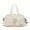 Beige, variant on Large Capacity Travel Bag Fitness Bag with Wet and Dry Separation Weekends Bag Luggage Bag Overnight Bag for Vacation