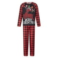 thumbnail image 2 of DuAnyozu Christmas Pajamas Matching Family Pj Set Long Sleeve Tops and Plaid Pants for Sleepwear Soft Loungewear Pjs, 2 of 10