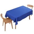 thumbnail image 1 of Mantel rectangular de poliéster, resistente a las arrugas y al encogimiento, para mesa de comedor, mesa de conferencias, azul real, azul real, 1,8x2,6m/5,9x8,5 pies, 1 of 12