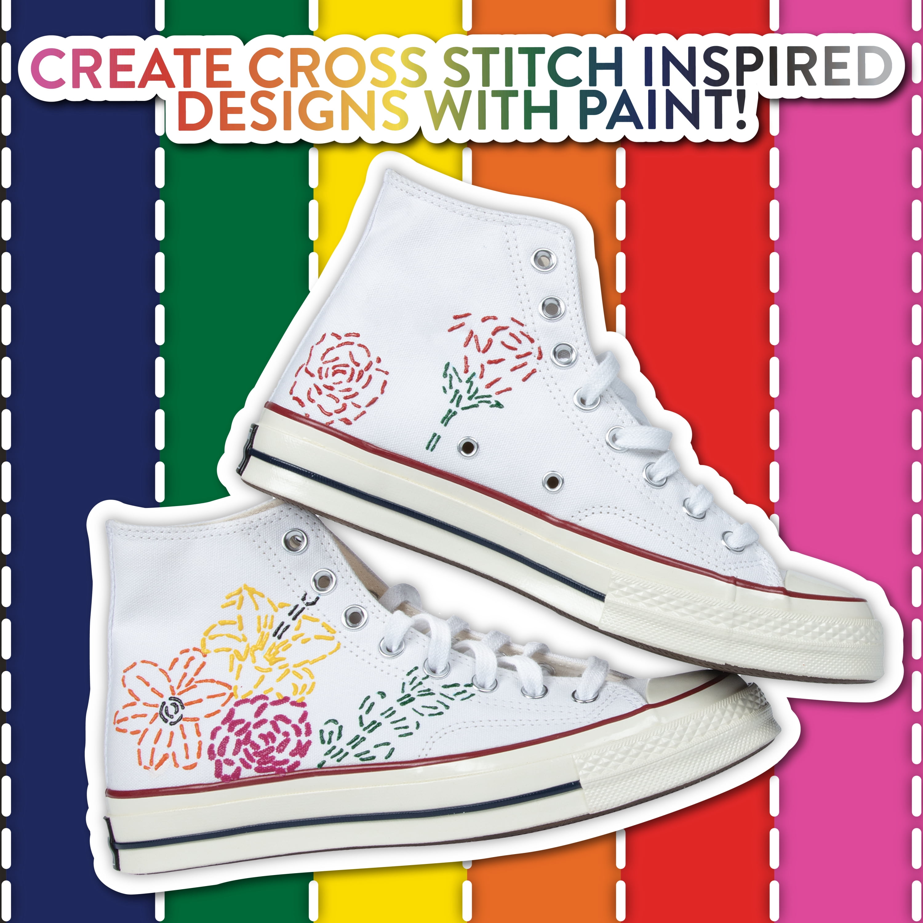 Tulip Stitch Paint 5 Pack, Positivity Bold Colors