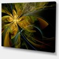 thumbnail image 2 of Fleur Fractale Symmétrique en Or - Impression sur Toile Florale, 2 of 3