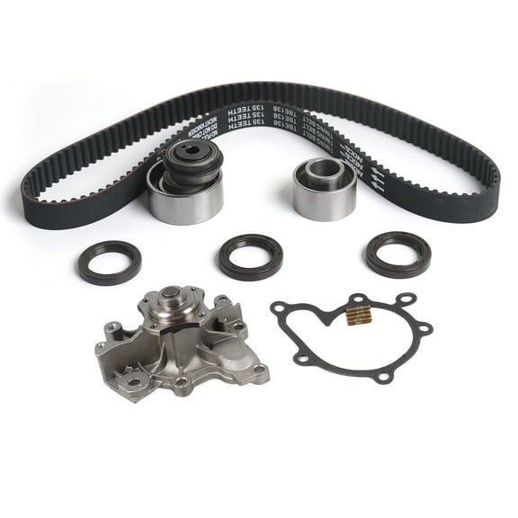 MOCA AUTOPARTS Timing Belt Kit with Water Pump Fit for 1993-1997 Ford Probe & Mazda MX-6 & 1993-2002 Mazda 626 2.0L