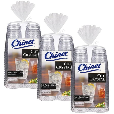 chinet ct oz total crystal sets cup cut
