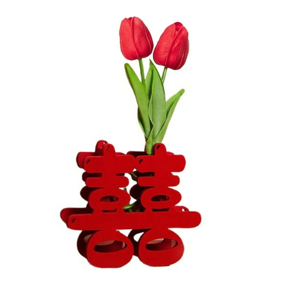 RUISINERY Chinese Wedding Character Decoration Party Table Centerpieces for Wedding Engagement Decoration
