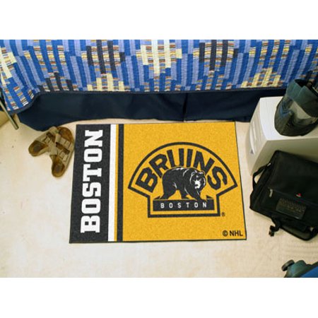 Machusetts State Nhl Boston Bruins Team Logo Uniform Starter Rug This On Opens A Dialog That Displays Additional Images For Product With The Option To Zoom In Or Out