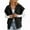Black, variant on WTOBBY Women's Fuzzy Fleece Vest Casual Oversized Warm Button Down Vest Jacket with Pockets, Soft and Cozy Vest for Relaxed and Comfortable Outfits,Army Green L