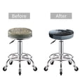 thumbnail image 5 of Honeii Valley Gray Dragon Bar Stool Covers – Perfect Fit for 12" to 14" Round Stools, Crease-Resistant, Stretchy, Washable & Dustproof Seat Slipcovers-12 inch, 5 of 7
