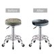 thumbnail image 5 of Balery Valley Gray Dragon Fundas de asiento para taburete de bar redondo de tela de terciopelo ajustables que protegen de arañazos y manchas para sillas de 14 a 17 pulgadas.-12 inch, 5 of 7