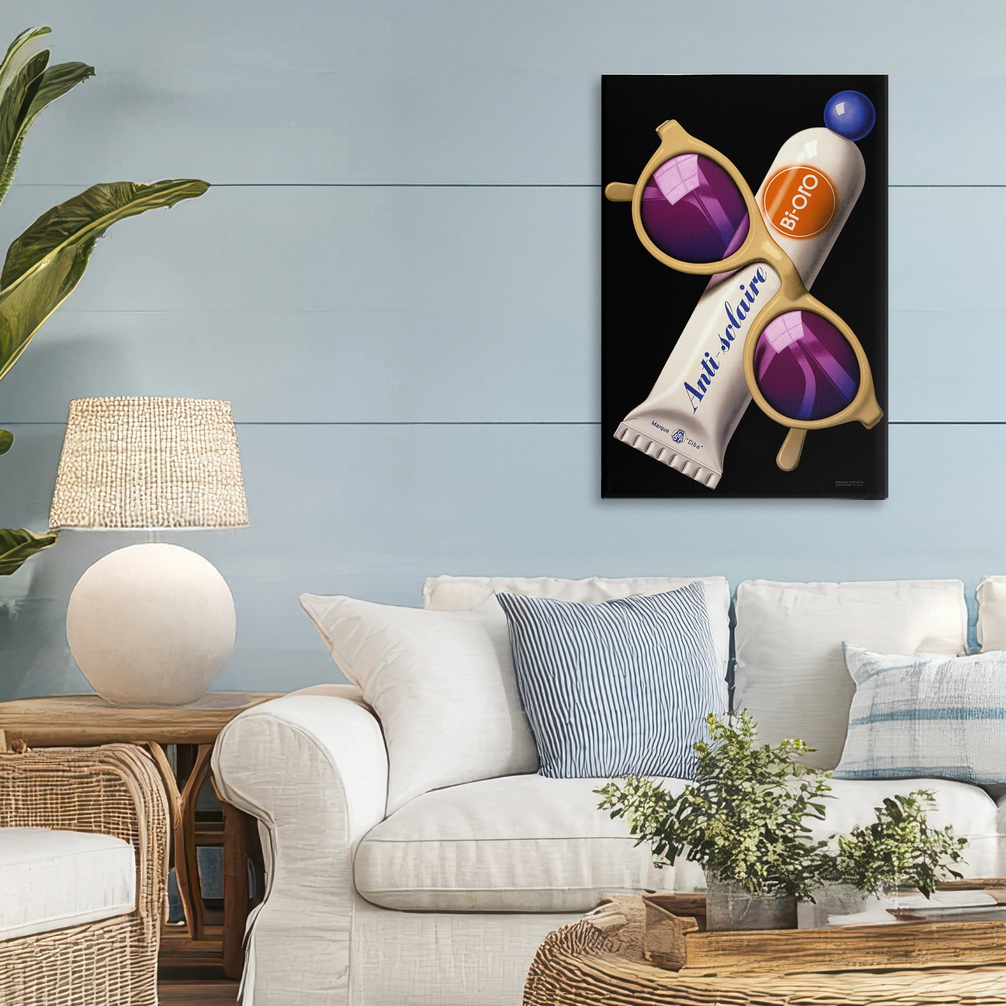 Stupell Industries Sunblock & Sunglasses Canvas Wall Art, design by Print Collection