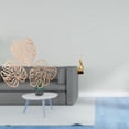 thumbnail image 2 of Placa de pared con hojas de palma,Decoración de pared de madera con hojas de palma,Adorno de madera para pared con decoración tropical de la jungla,Escultura abstracta de fuego,Estatua de, 2 of 8