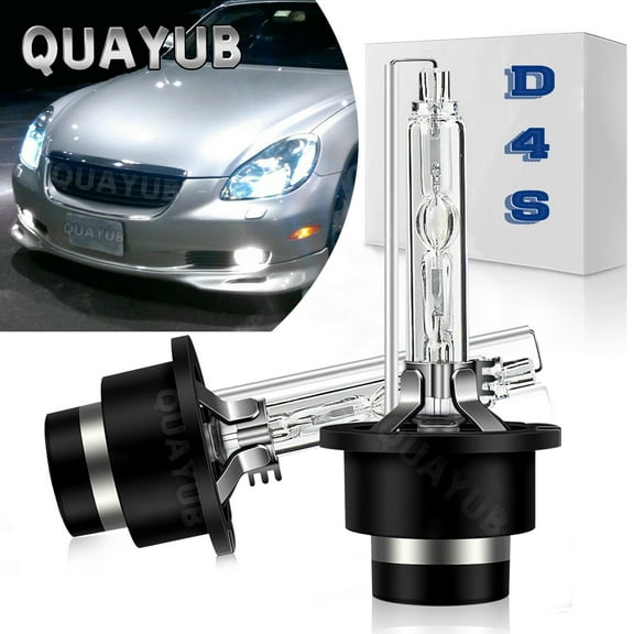 Quayub IS250/IS350 D4S White HID 6000K Automotive Bulb fits Car 2 Pack