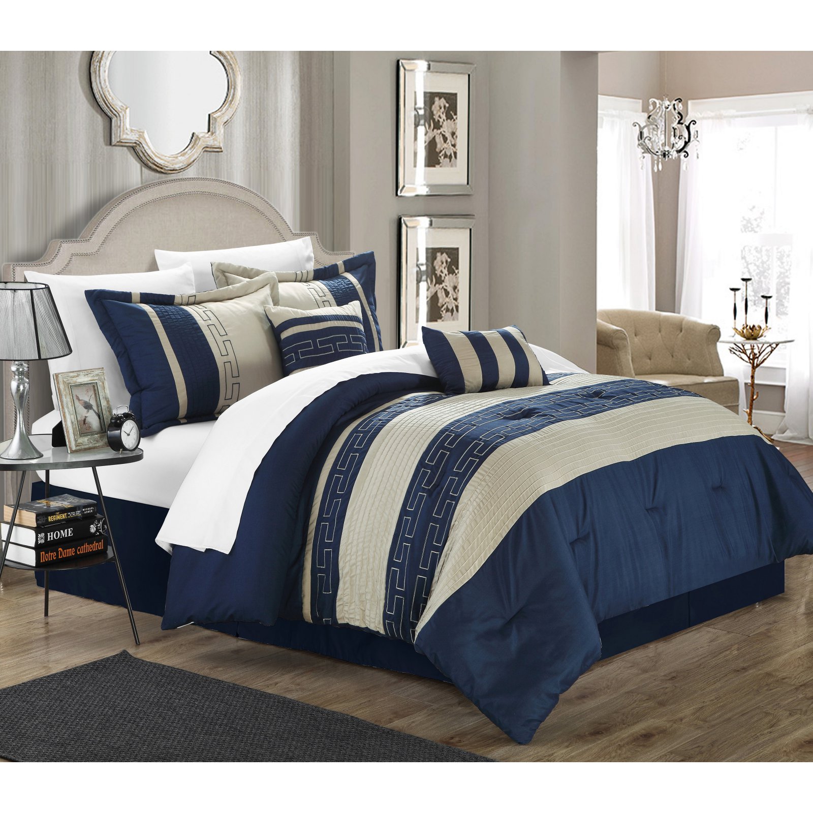 Chic Home Carlton Comforter Set Walmart Com