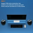 thumbnail image 5 of LACKUST TG623 Round Ball Speaker Outdoor Portable Gift Subwoofer 2 Channel Wireless Bluetooth Speaker,Silver, 5 of 7