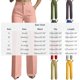 thumbnail image 3 of Neewe Womens High Waist Wide Straight Leg Trousers Casual Slacks Dress Button Waist Pants with Pockets, 3 of 7