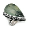 thumbnail image 2 of Natural Prehnite Gemstone Handmade 925 Steling Silver Jewelry Ring Size 8, 2 of 2