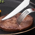 thumbnail image 2 of Kearding Juego de 24 pack/lote Premium de acero inoxidable para carne, tenedor, cuchara, amplia aplicación para cualquier ocasión Mostrada, 2 of 6
