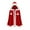 #009 Red, variant on Santa Cape for Women Men Adult Christmas Santa Claus Robe Hooded Cloak Mrs Claus Coat Red Velvet Hooded Cape Availiable in 24",32",40",47"