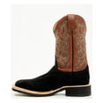 thumbnail image 3 of Justin Boots Mens Alamo Roughout Square Toe Cowboy  Mid Calf Boots, 3 of 7