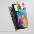 thumbnail image 5 of Rainbow For All iPhone Series Protective Phone Case Watercolor Abstract Multi-color, 5 of 7