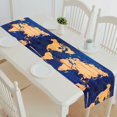 thumbnail image 1 of EREHome World Map Birch Cork Natural table runner table cloth tea table cloth 16x72 inch, 1 of 1